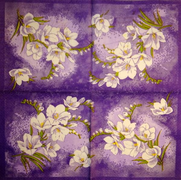 299 Flowers Others - 3-ply (purple)